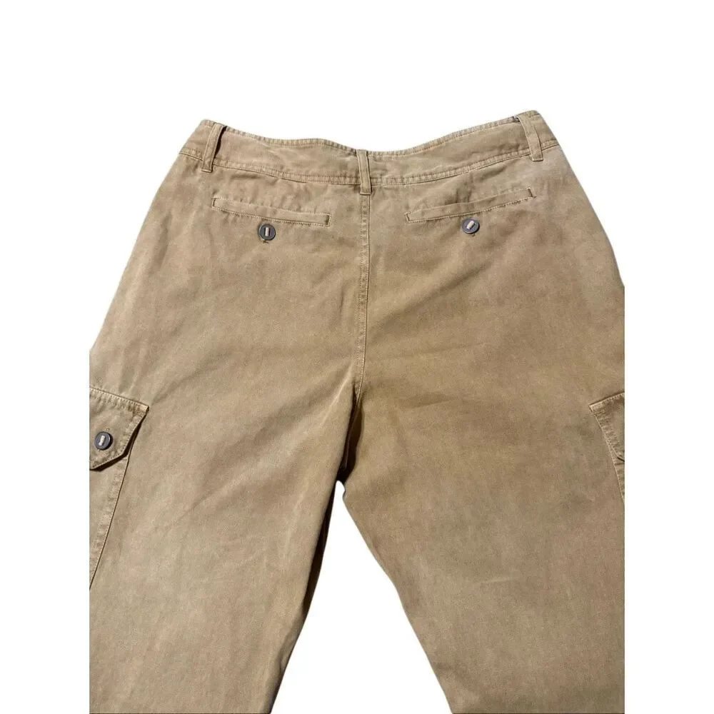 Weekendz off Men's beige cargo pants 34x33